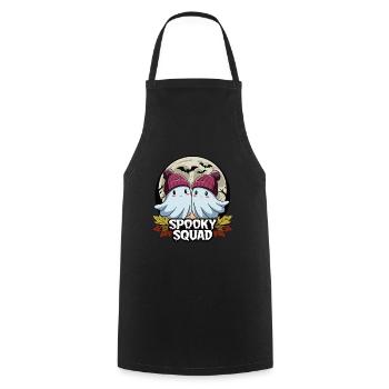 Halloween Spooky Squad fantôme avec chapeau - Tablier de cuisine - noir - Devant - AI Model Male 185 dark (185cm)