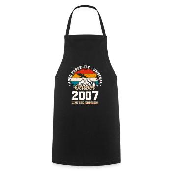 17th Birthday Legend October 2007 Volume 07 - Cooking Apron - black - Front - AI Model Male 185 dark (185cm)