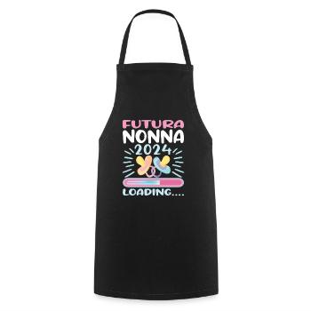 Nonna 2024 Loading Grandma 2024 - Cooking Apron - black - Front - AI Model Male 185 dark (185cm)