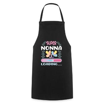 Nonna 2024 Loading Grandma 2024 - Cooking Apron - black - Front - AI Model Male 185 dark (185cm)