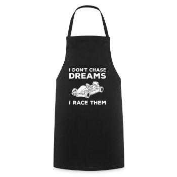 Go Kart Kart Driver Go Kart Racing - Cooking Apron - black - Front - AI Model Male 185 dark (185cm)