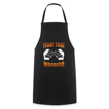 Muay Thai Boxing Muay Thai - Kochschürze - Schwarz - Vorne - AI Model Male 185 dark (185cm)