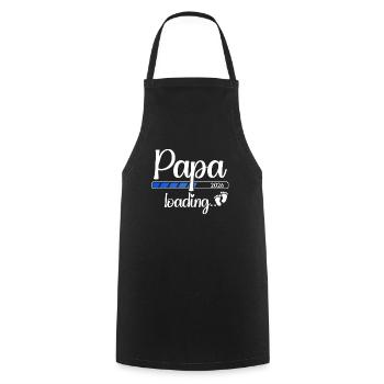 Papa 2026 Loading Werdender Papa 2026 - Kochschürze - Schwarz - Vorne - AI Model Male 185 dark (185cm)