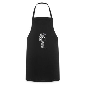 Pac Rap Rapper Biggie Only God hip hop oldschool - Kochschürze - Schwarz - Vorne - AI Model Male 185 dark (185cm)