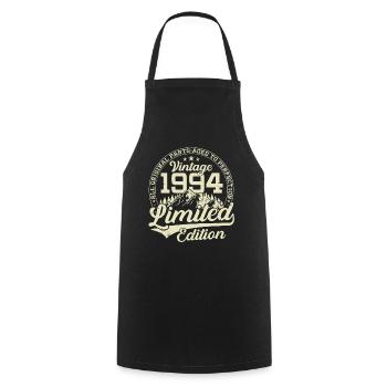 1994 Born Vintage Birthday Gift - Cooking Apron - black - Front - AI Model Male 185 dark (185cm)