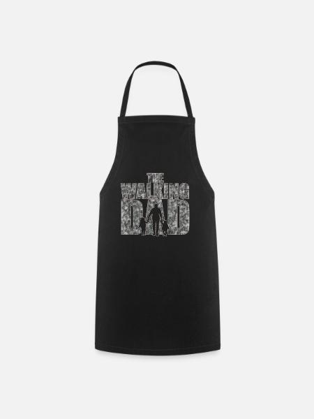 The walking Dad Vater Vatertag Geschenk - Kochschürze - Schwarz