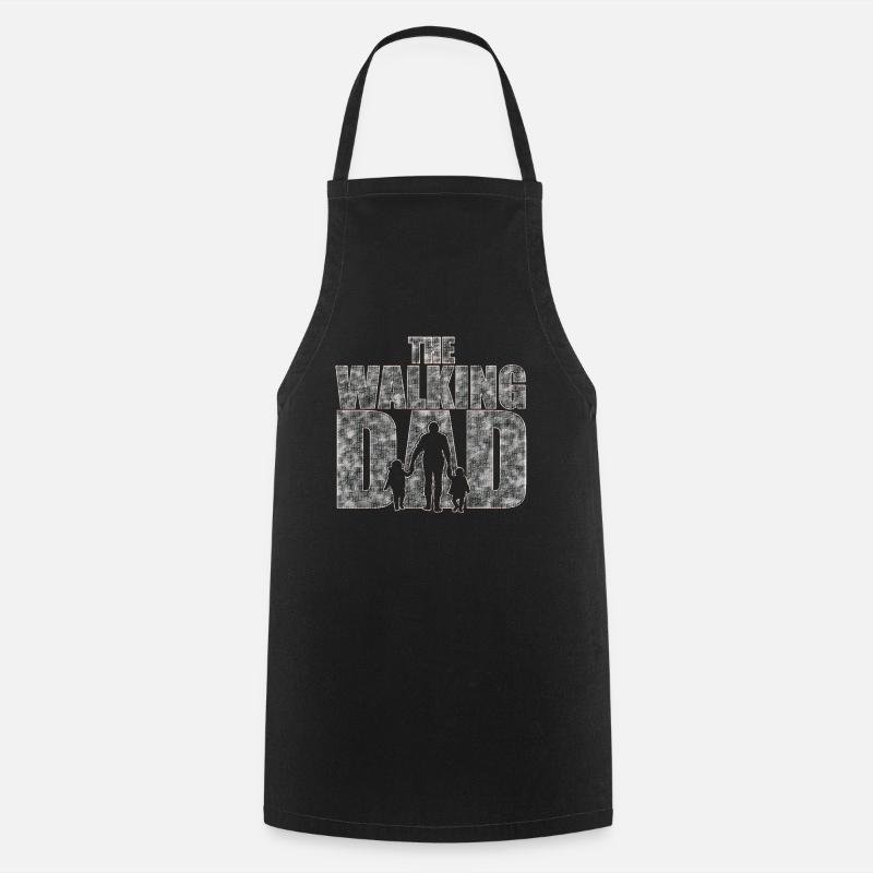 The walking Dad Vater Vatertag Geschenk - Kochschürze - Schwarz