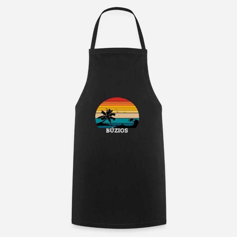 Plage de Buzios Rio de Janeiro - Tablier de cuisine - noir