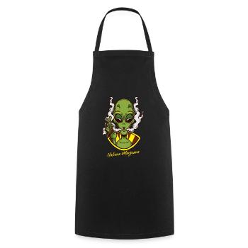 Hakuna Marijuana Funny Weed Smoking Pothead THC - Cooking Apron - black - Front - AI Model Male 185 dark (185cm)