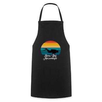 Barra Reef Mozambique Diving - Kochschürze - Schwarz - Vorne - AI Model Male 185 dark (185cm)