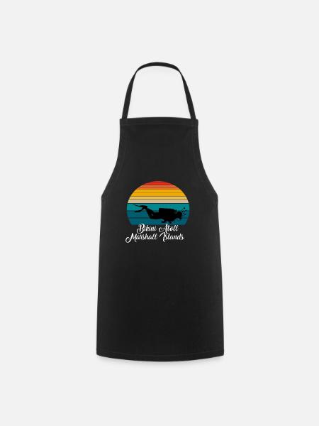 Bikini Atoll Îles Marshall Plongée - Tablier de cuisine - noir
