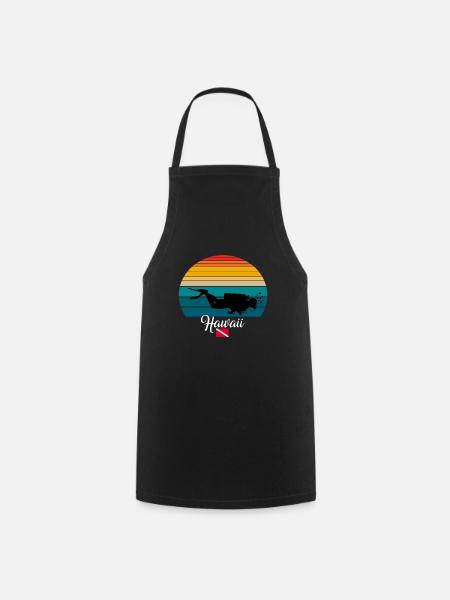Hawaii Plongée sous-marine Poison - Tablier de cuisine - noir
