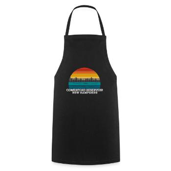 Comerford Reservoir New Hampshire - Cooking Apron - black - Front - AI Model Male 185 dark (185cm)