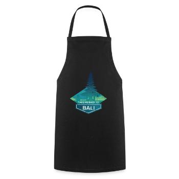 Bali - Tablier de cuisine - noir - Devant - AI Model Male 185 dark (185cm)