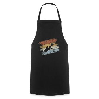 Ant - Cooking Apron - black - Front - AI Model Male 185 dark (185cm)