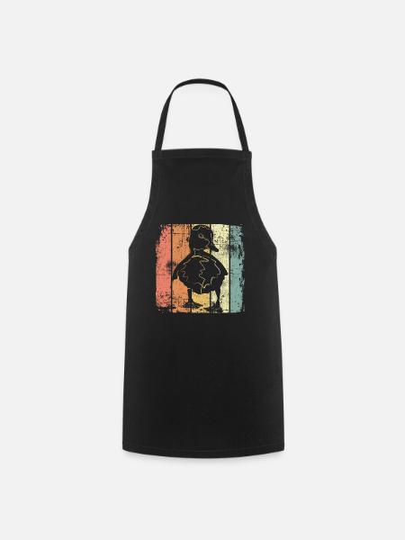 Duck Baby Duck - Cooking Apron - black