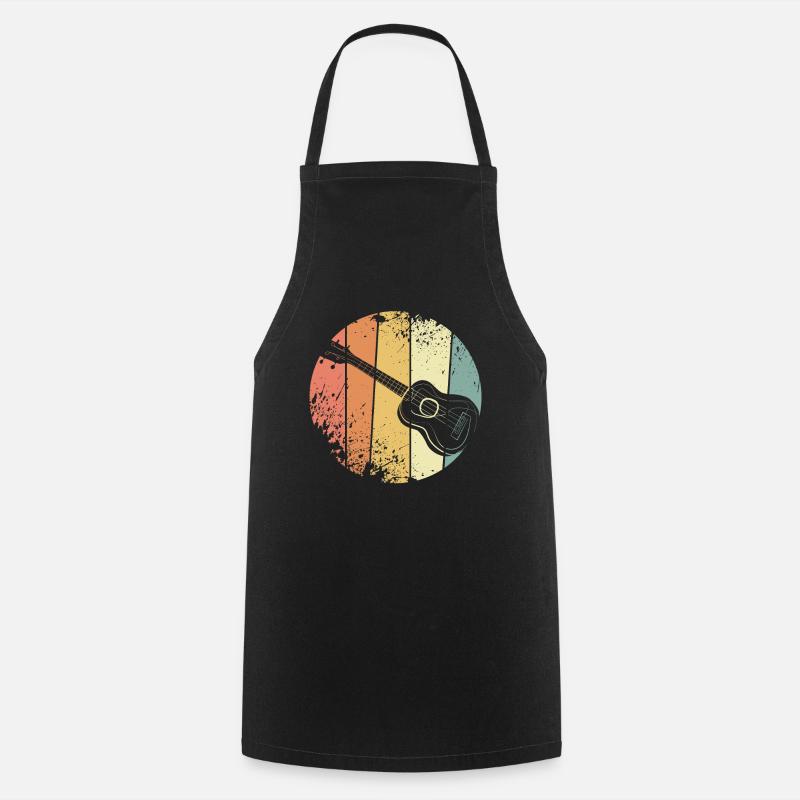 Ukulele - Tablier de cuisine - noir
