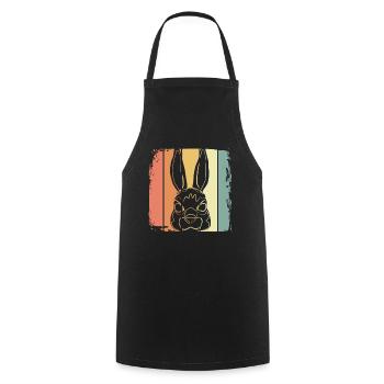 Hare - Cooking Apron - black - Front - AI Model Male 185 dark (185cm)