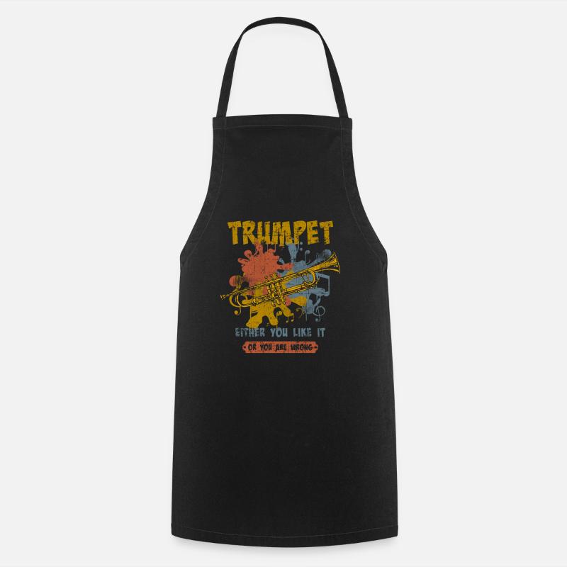 Trompette - Tablier de cuisine - noir