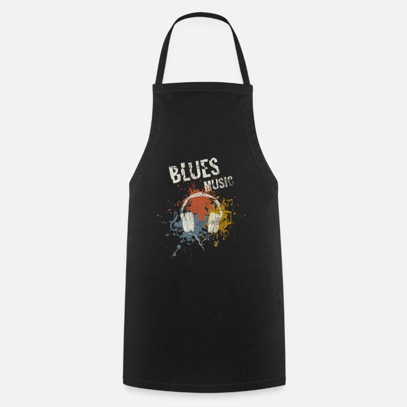 Blues - Tablier de cuisine - noir