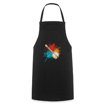 Banjo - Cooking Apron - black - Front - AI Model Male 185 dark (185cm)