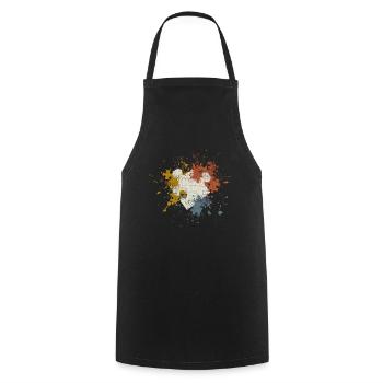 Puzzle - Cooking Apron - black - Front - AI Model Male 185 dark (185cm)
