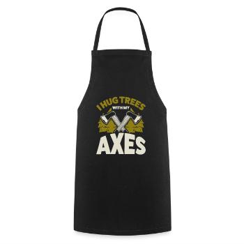 Lumberjack - Cooking Apron - black - Front - AI Model Male 185 dark (185cm)