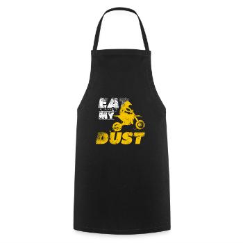 Motorcycle motocross - Cooking Apron - black - Front - AI Model Male 185 dark (185cm)