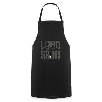 Guitar Lord of the strings - Cooking Apron - black - Front - AI Model Male 185 dark (185cm)