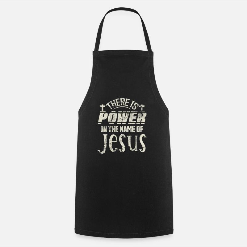 Jésus - Tablier de cuisine - noir