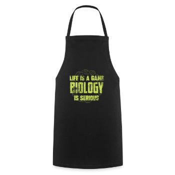 biology - Cooking Apron - black - Front - AI Model Male 185 dark (185cm)