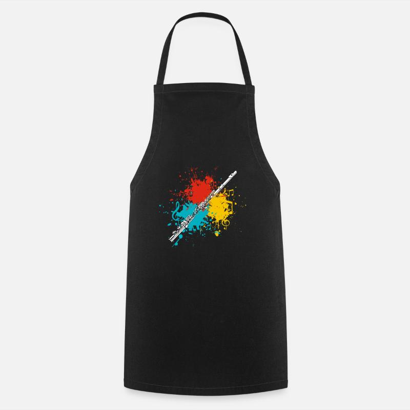 flûte - Tablier de cuisine - noir