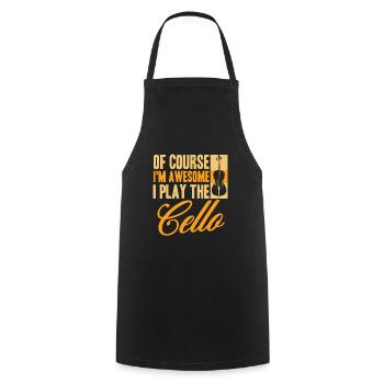 cello - Cooking Apron - black - Front - AI Model Male 185 dark (185cm)