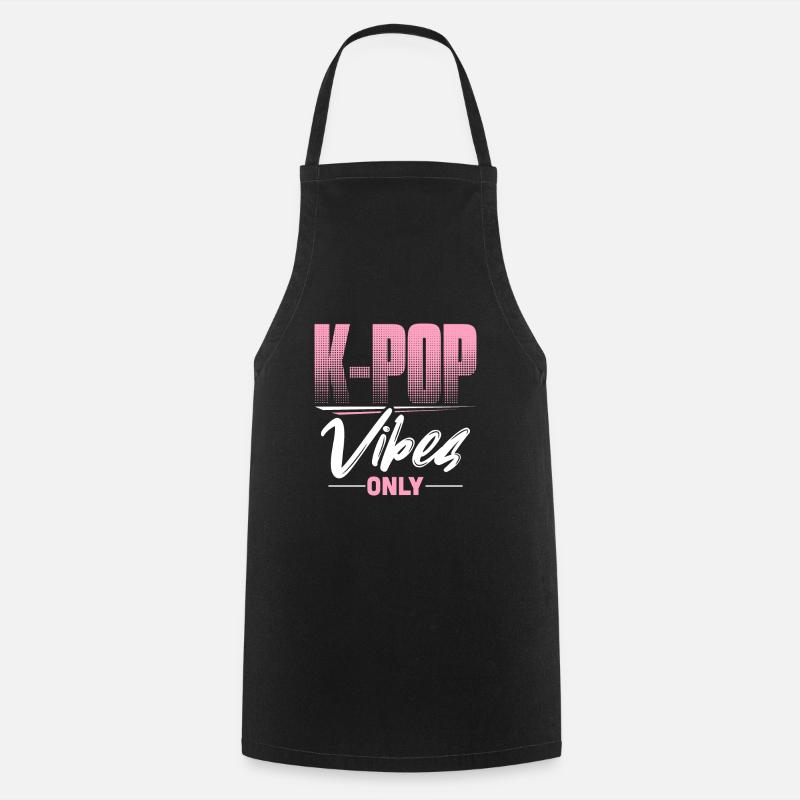 K-Pop - Tablier de cuisine - noir