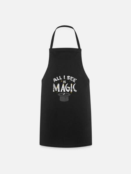 Magic magician - Cooking Apron - black