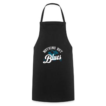 Blues - Tablier de cuisine - noir - Devant - AI Model Male 185 dark (185cm)