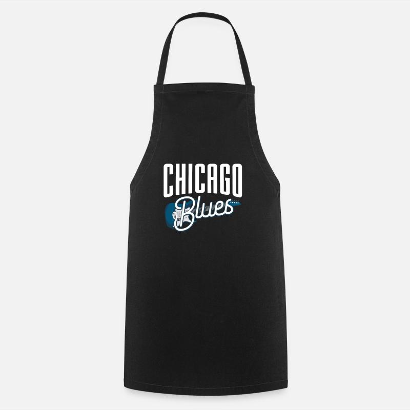 Blues guitar - Cooking Apron - black