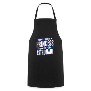 astronaut - Cooking Apron - black - Front - AI Model Male 185 dark (185cm)