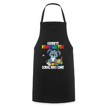 Kindergarten Back to school Enrolment - Cooking Apron - black - Front - AI Model Male 185 dark (185cm)