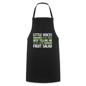 There Is No Future Without Fruit Salad - Cooking Apron - black - Front - AI Model Male 185 dark (185cm)