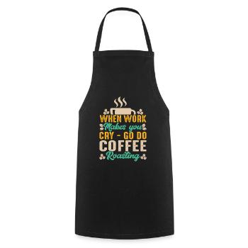 Go Do Coffee Roasting - Kochschürze - Schwarz - Vorne - AI Model Male 185 dark (185cm)