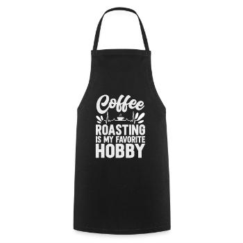 Coffee Roasting Is My Favorite Hobby - Kochschürze - Schwarz - Vorne - AI Model Male 185 dark (185cm)