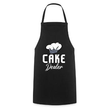 Marchand de gâteaux Détaillant de biscuits Boulanger Amateur de pâtisserie - Tablier de cuisine - noir - Devant - AI Model Male 185 dark (185cm)
