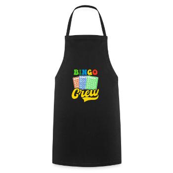 Bingo Queen Bingo Crew Partner Outfit - Tablier de cuisine - noir - Devant - AI Model Male 185 dark (185cm)