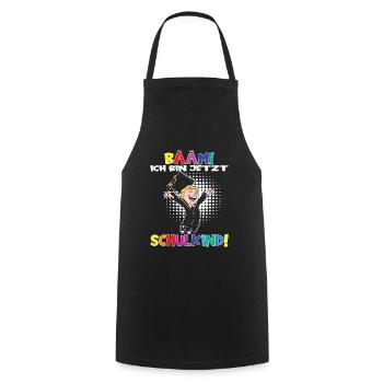 Bääm! Ich Bin Jetzt Schulkind Einschulung - Kochschürze - Schwarz - Vorne - AI Model Male 185 dark (185cm)