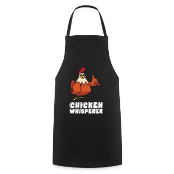 Chicken Whisperer - Cooking Apron - black - Front - AI Model Male 185 dark (185cm)