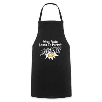Noodles Noodle Lover Ravioli Cadeau - Tablier de cuisine - noir - Devant - AI Model Male 185 dark (185cm)