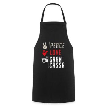 Gran Cassa Instrument de musique Grosse Caisse - Tablier de cuisine - noir - Devant - AI Model Male 185 dark (185cm)