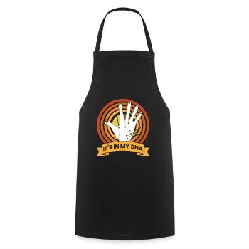 Alternative Medicine Acupuncture Chinese Medicine - Cooking Apron - black - Front - AI Model Male 185 dark (185cm)