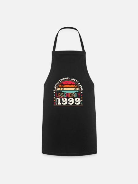 Legendär seit Oktober 1999 23. Geburtstag Geschenk - Kochschürze - Schwarz
